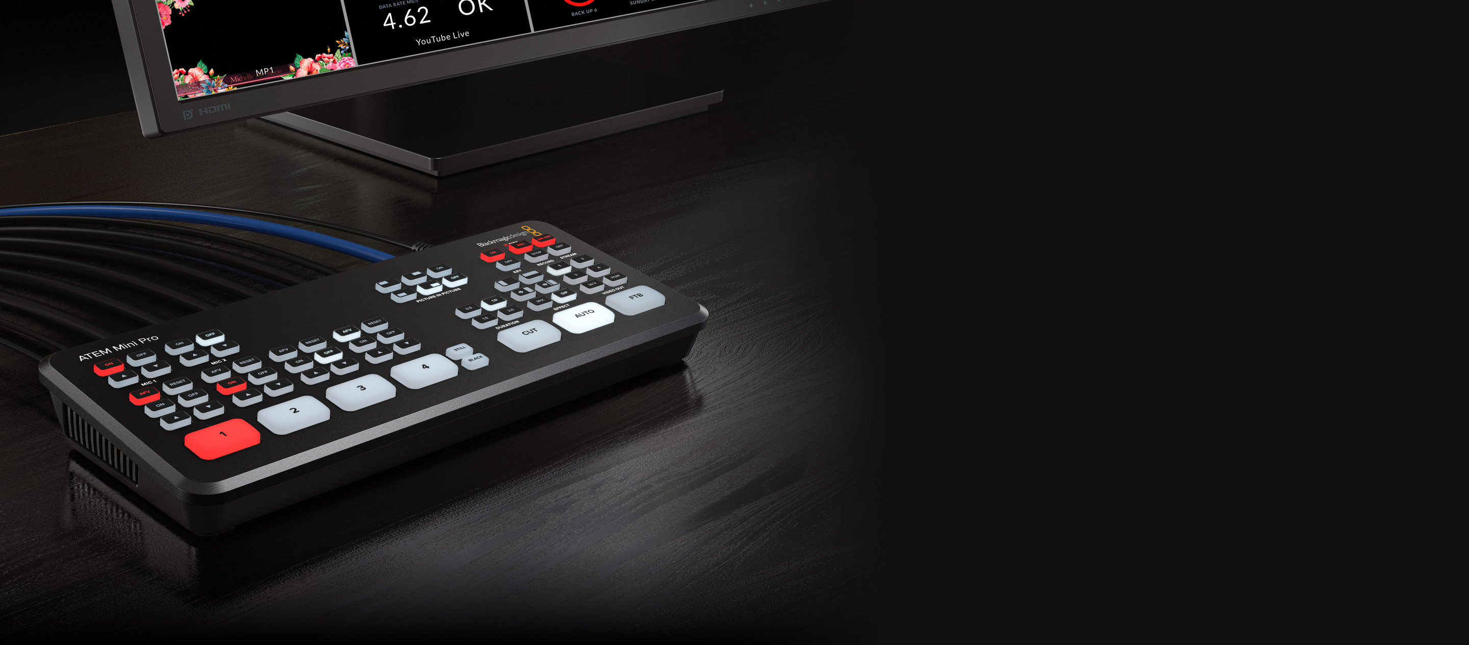 blackmagic design atem mini pro