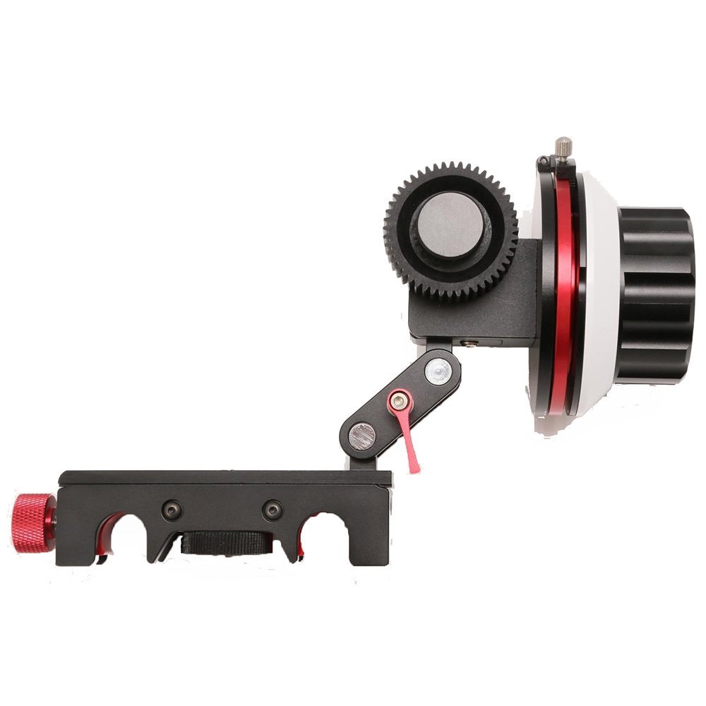CAME-TV FF-01 Follow Focus System with A/B Hard Stops for 15mm Rod  - 6