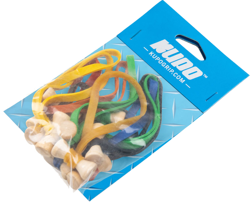 Kupo Elastic Cable tie 5"""" -10pcs Mixed color - 2
