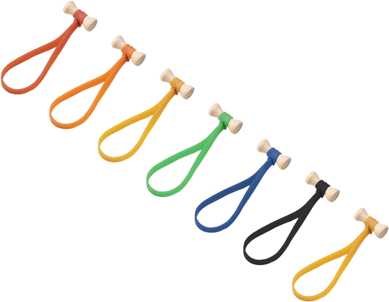 Kupo Elastic Cable tie 5"""" -10pcs Mixed color