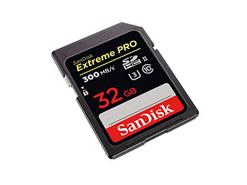 Sandisk Memory card Secure Digital 32GB Extreme Pro SDHC UHS-II U3 C10 300MB/s