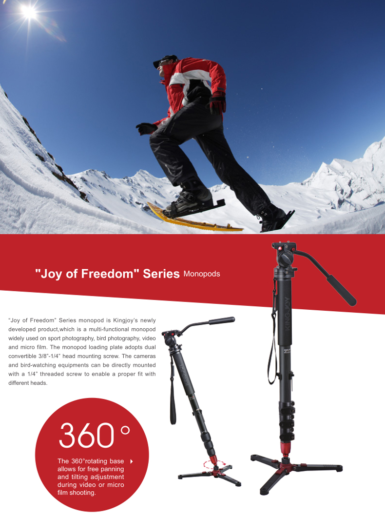 Monopod MP3008F Kingjoy - 4