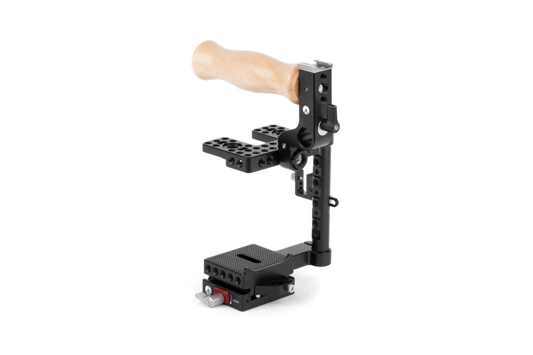 Wooden Camera Unified DSLR Cage (Small) with Wood Grip - 5