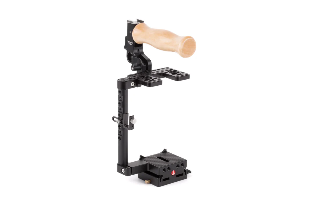 Wooden Camera Unified DSLR Cage (Medium) with Wood Grip - 2