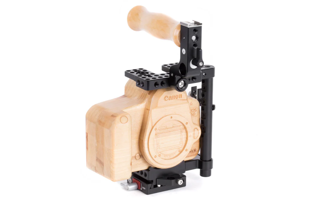 Wooden Camera Unified DSLR Cage (Medium) with Wood Grip - 9