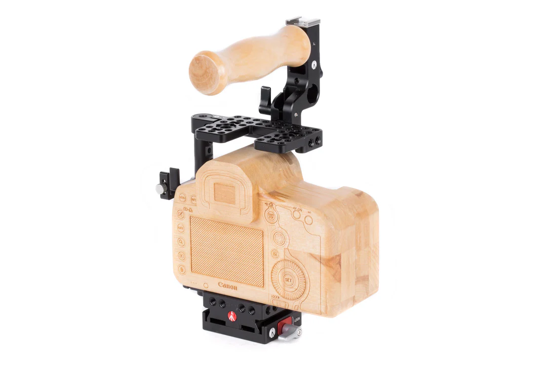 Wooden Camera Unified DSLR Cage (Medium) with Wood Grip - 7