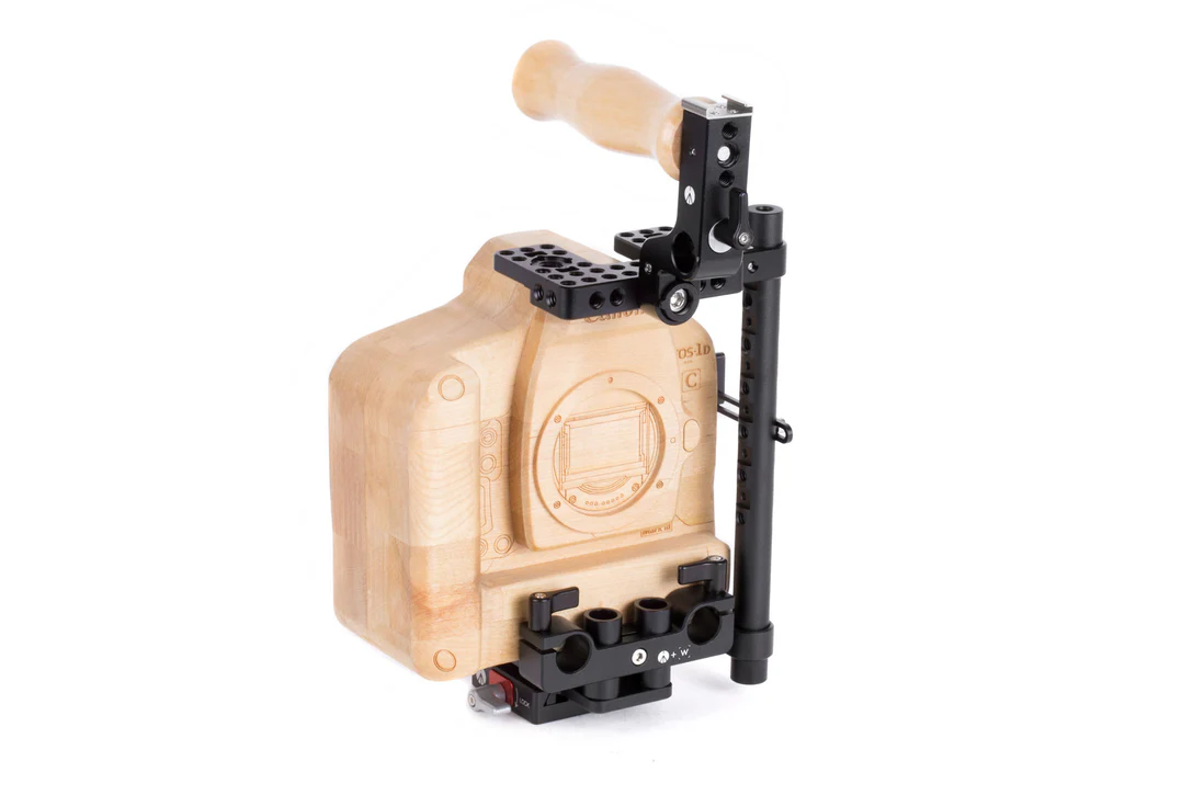 Wooden Camera Unified DSLR Cage (Large) with Wood Grip - 8