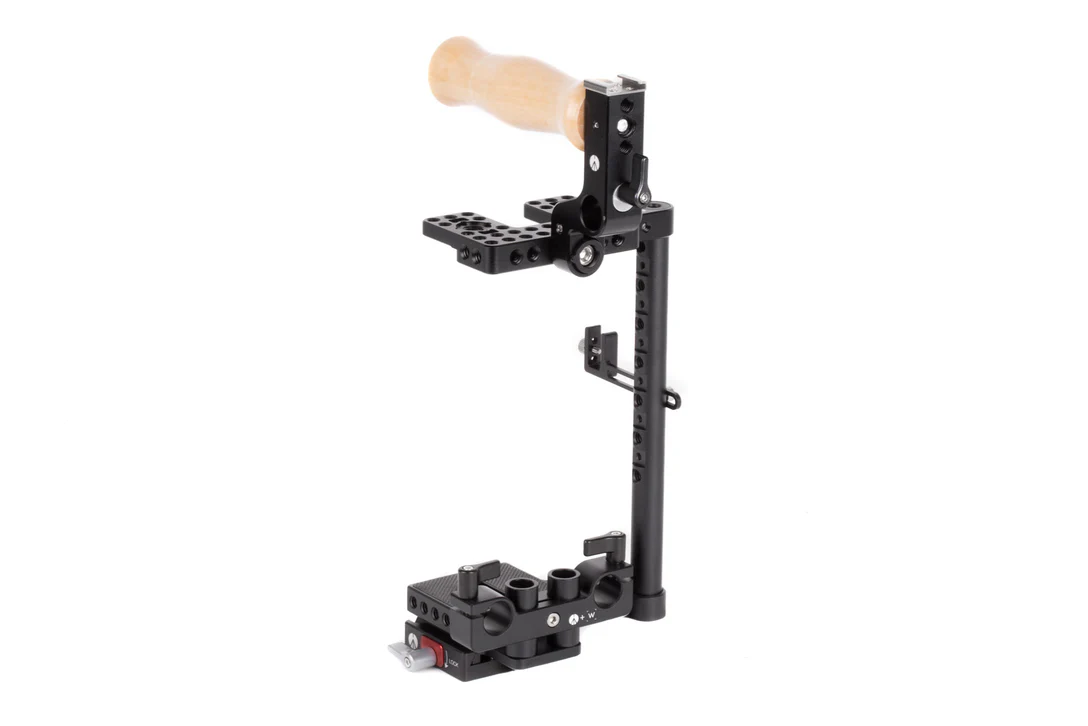 Wooden Camera Unified DSLR Cage (Large) with Wood Grip - 4
