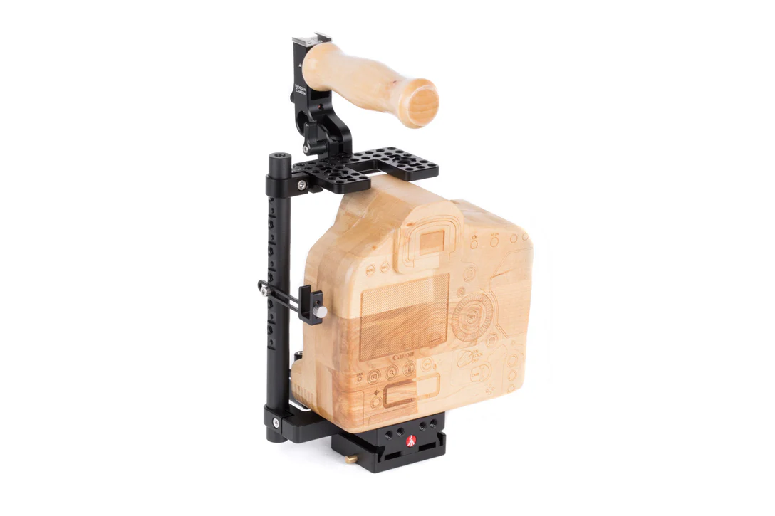 Wooden Camera Unified DSLR Cage (Large) with Wood Grip - 6
