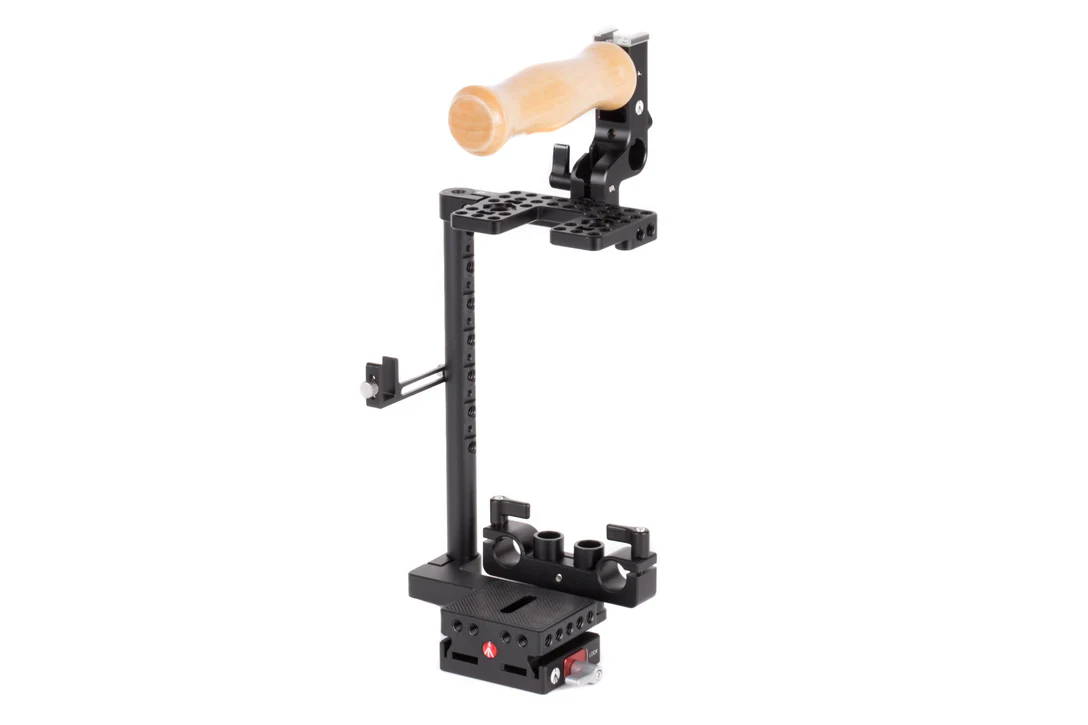 Wooden Camera Unified DSLR Cage (Large) with Wood Grip - 3