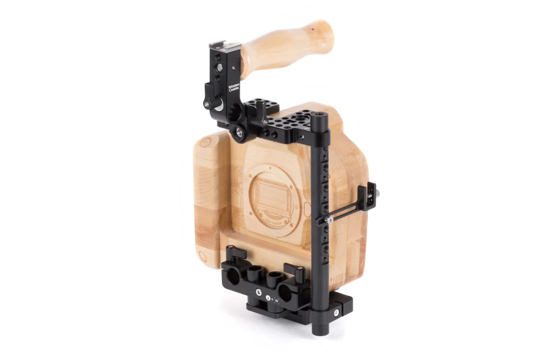 Wooden Camera Unified DSLR Cage (Large) with Wood Grip - 5