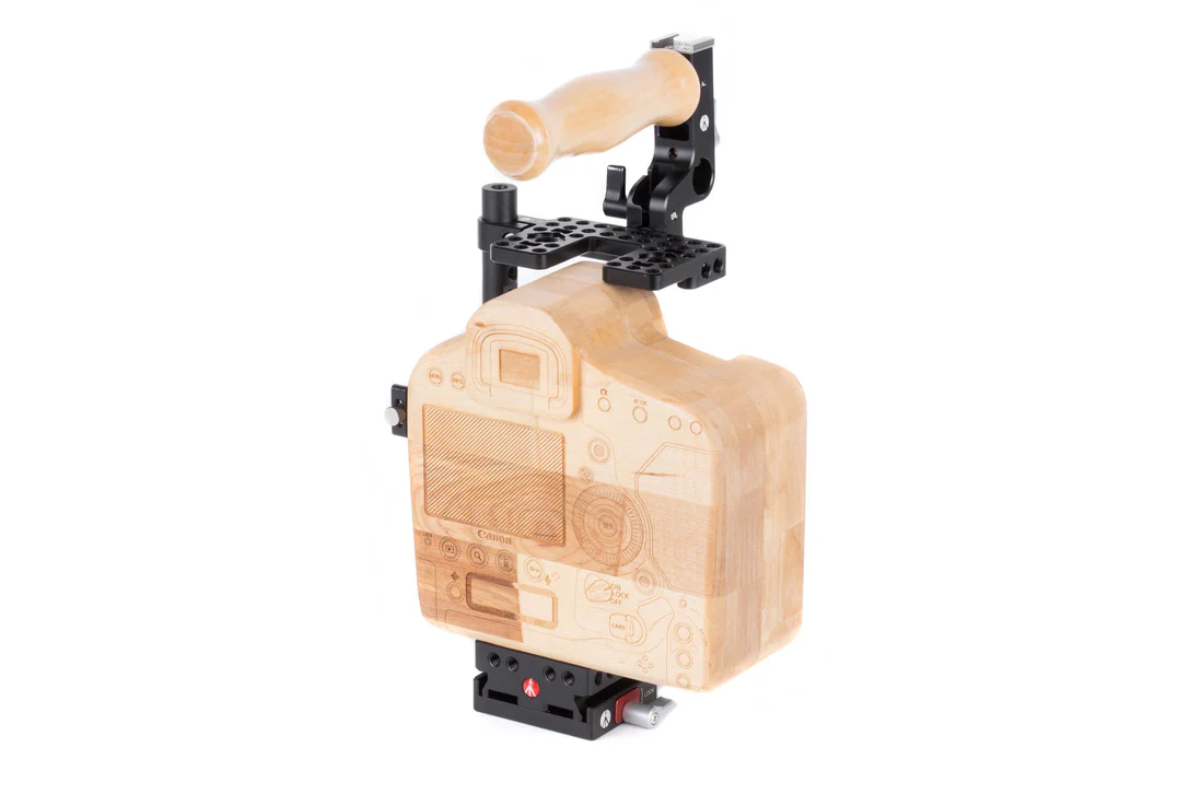 Wooden Camera Unified DSLR Cage (Large) with Wood Grip - 7