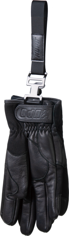 Kupo Glove Strap Alligator Clip & Black Label - 2