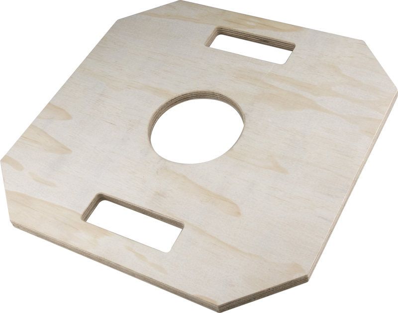 Kupo KAB-018 Octagon Hi-Hat Wood Board