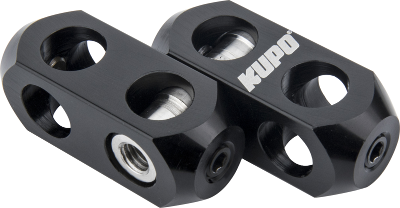 Kupo KCP-198 Dual Multio 5/8"""" Receiver Swiver Connector - 2