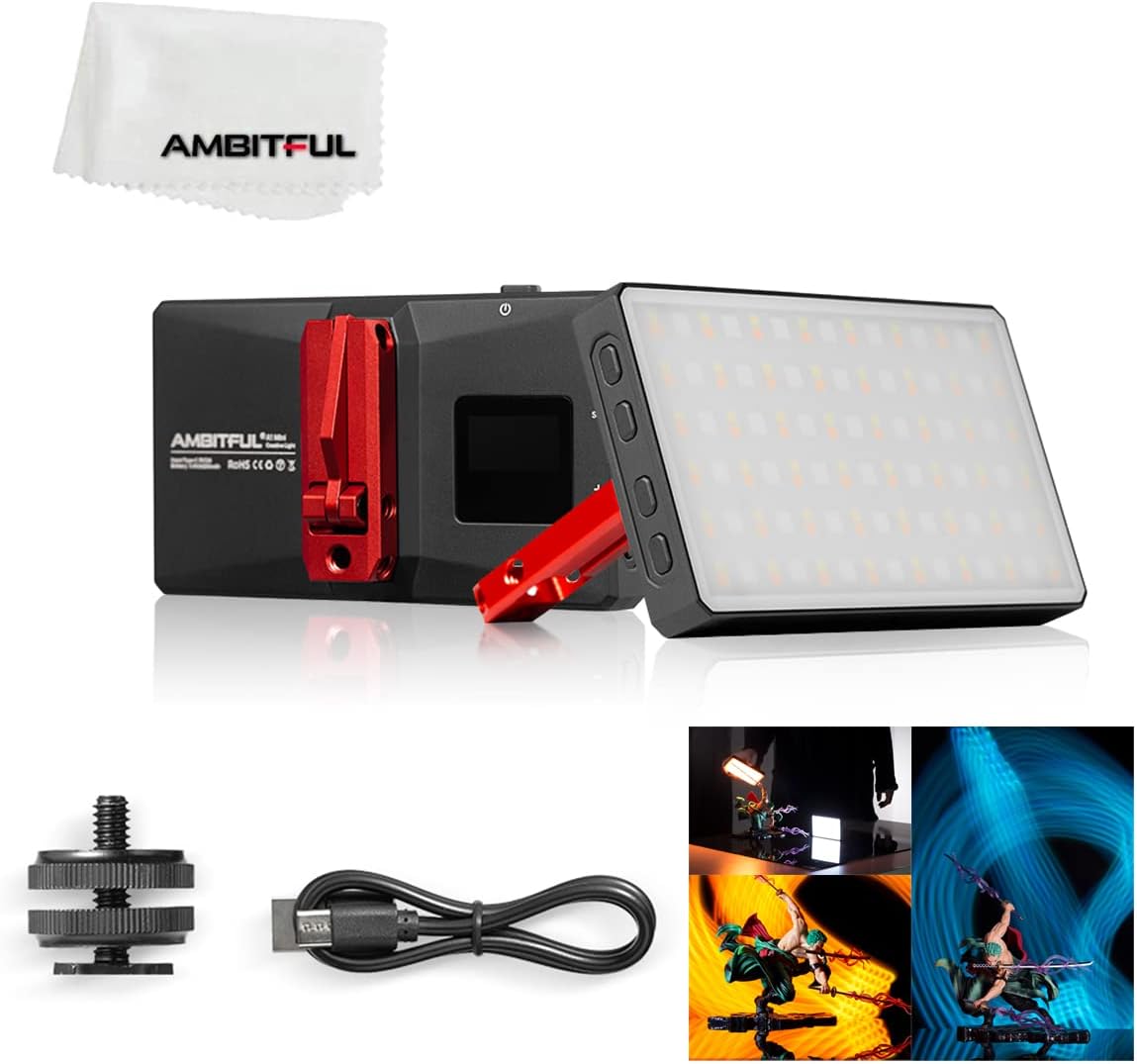 AMBITFUL A1 Rgb Portabel Videoljus - 2