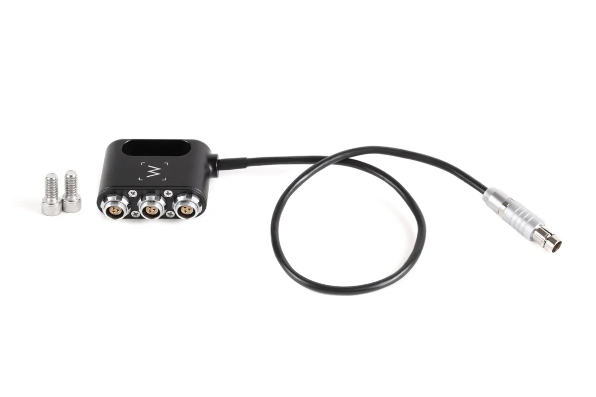 Wooden Camera 1 to 3 Mini Power Splitter (3pin Fischer)