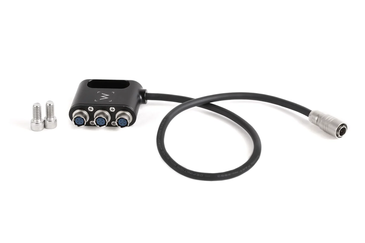 Wooden Camera 1 to 3 Mini Power Splitter (4pin Hirose)