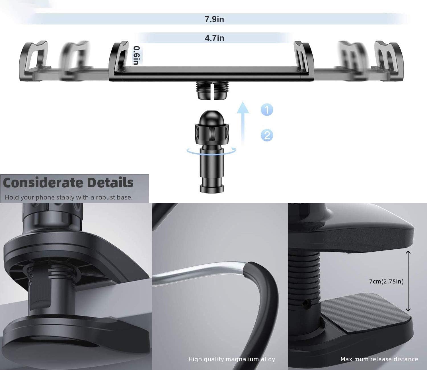 Smart Tablet Holder With Arm - 3