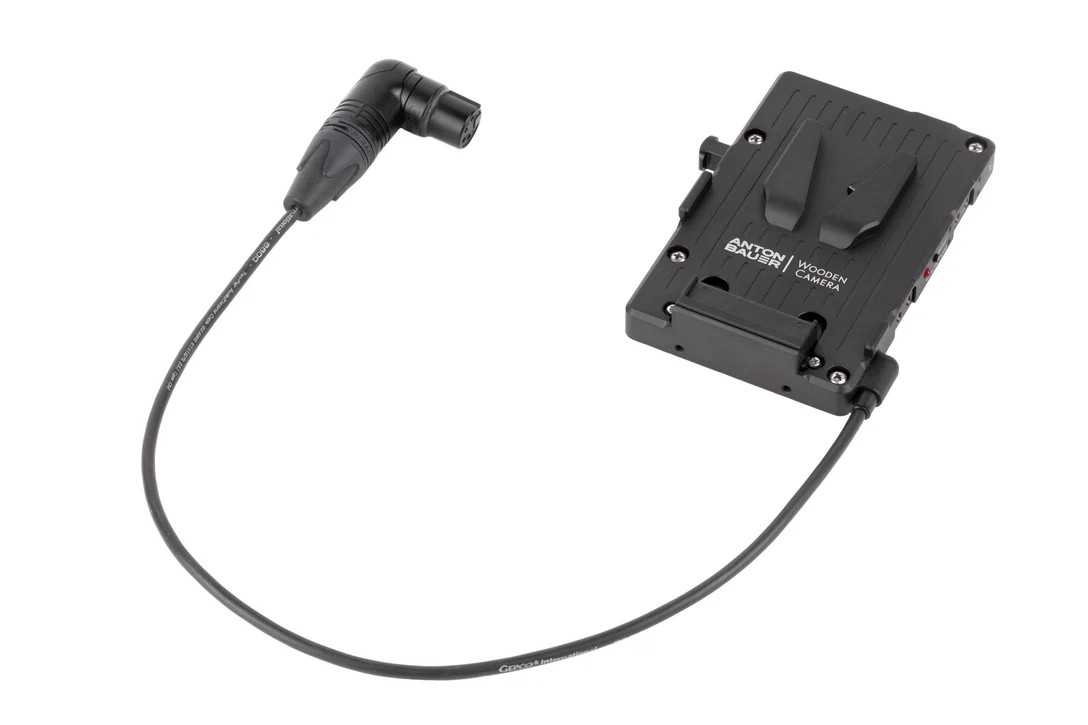 Wooden Camera Pro V-Mount (4pin XLR Right Angle) – för filmskapare - 2