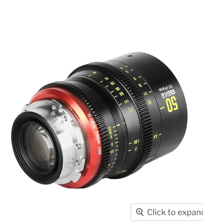 Meike 50mm T2.1 Fullformat  Prime Cine Lins E-Mount - 3