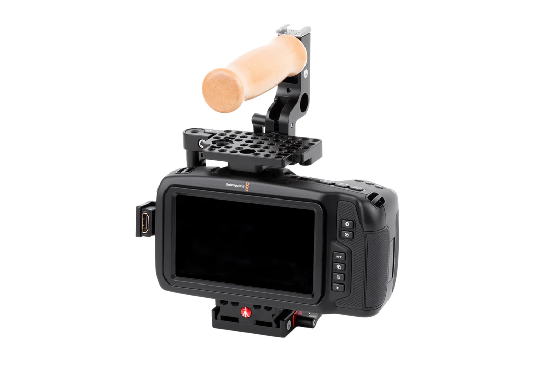 Wooden Camera Unified Pocket Cinema Camera 4K / 6K Cage, Wood Grip - 6