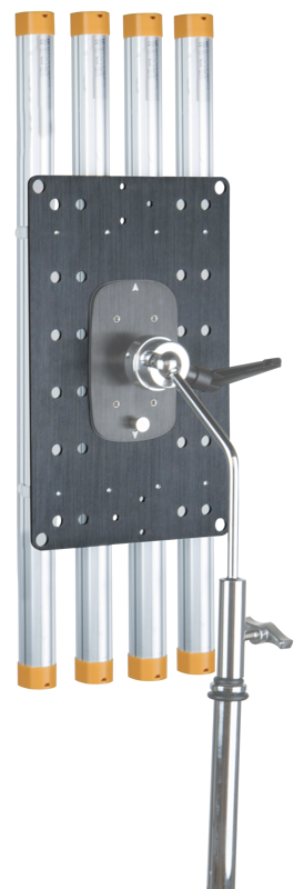Kupo KCP-404 Twist-Lock Mounting Plate For Four Fluorescent T12 Lamps - 2