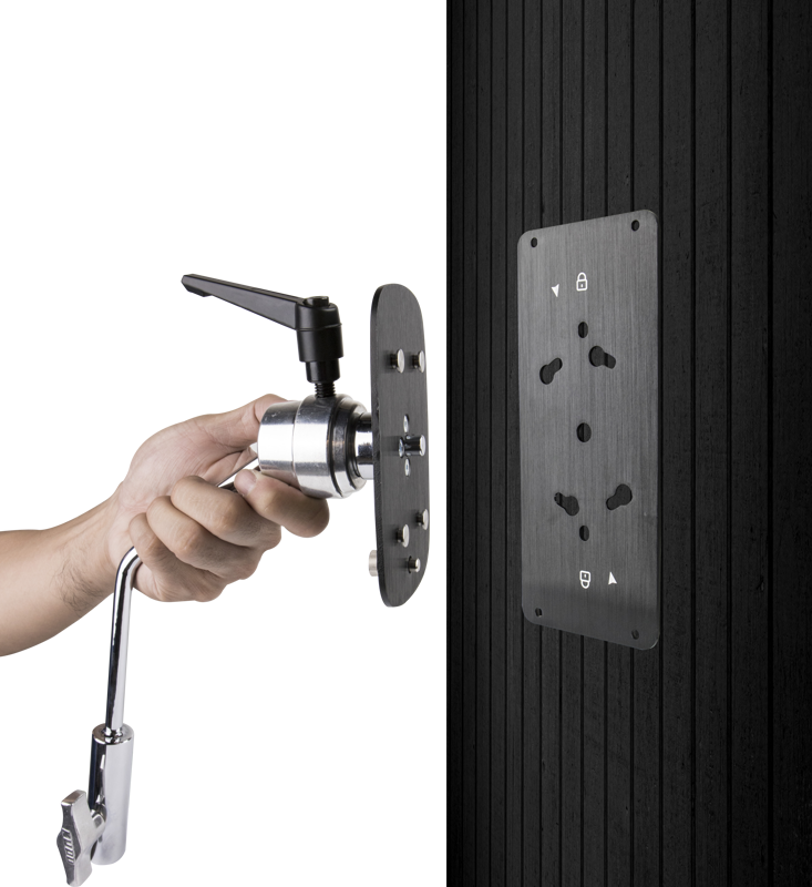 Kupo KCP-416 Twist Lock Rear Mounting Plate For Kino Flo Double - 3