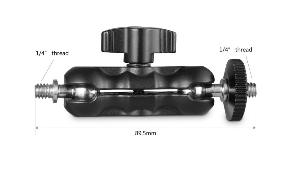 SMALLRIG 2164 Multi-functional Crab-Shaped Clamp w/ Ballhead Magic Arm - 3