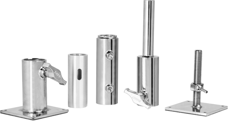 Kupo KCP-714TSK Telescopic Wall Spreader Kit For Pipe 1-1/4"""" Schedule