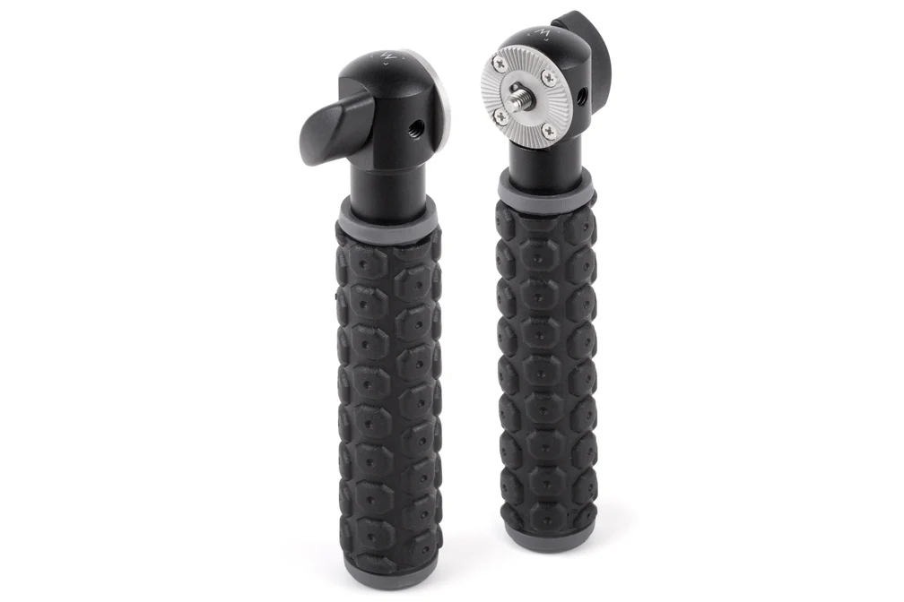 Wooden Camera Rosette Handle Pair (Rubber)
