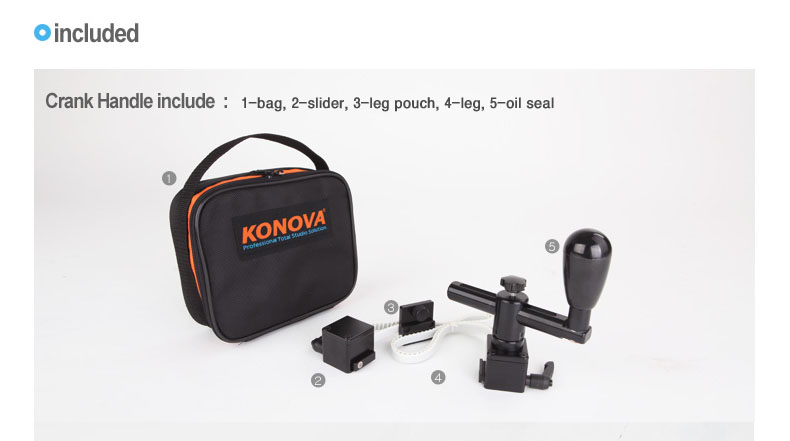 Crank Handle+Motor+Mount Kit 80-120cm - 2