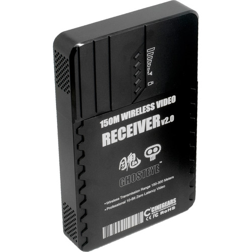 CINEGEARS Ghost Eye Wireless HDMI & SDI Video Mottagare 150M V2 L-Series Plate – för filmskapare - 3
