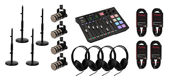 RØDE RODECaster Pro Bundle Podcast 4
