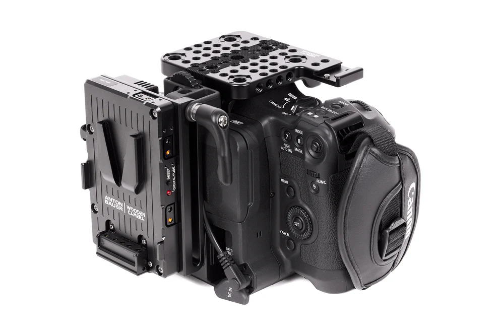 Wooden Camera Battery Slide Pro V-Mount (Canon C70) - 3