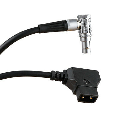 2-Pin LEMO to Angled D-Tap Power Cable 45cm