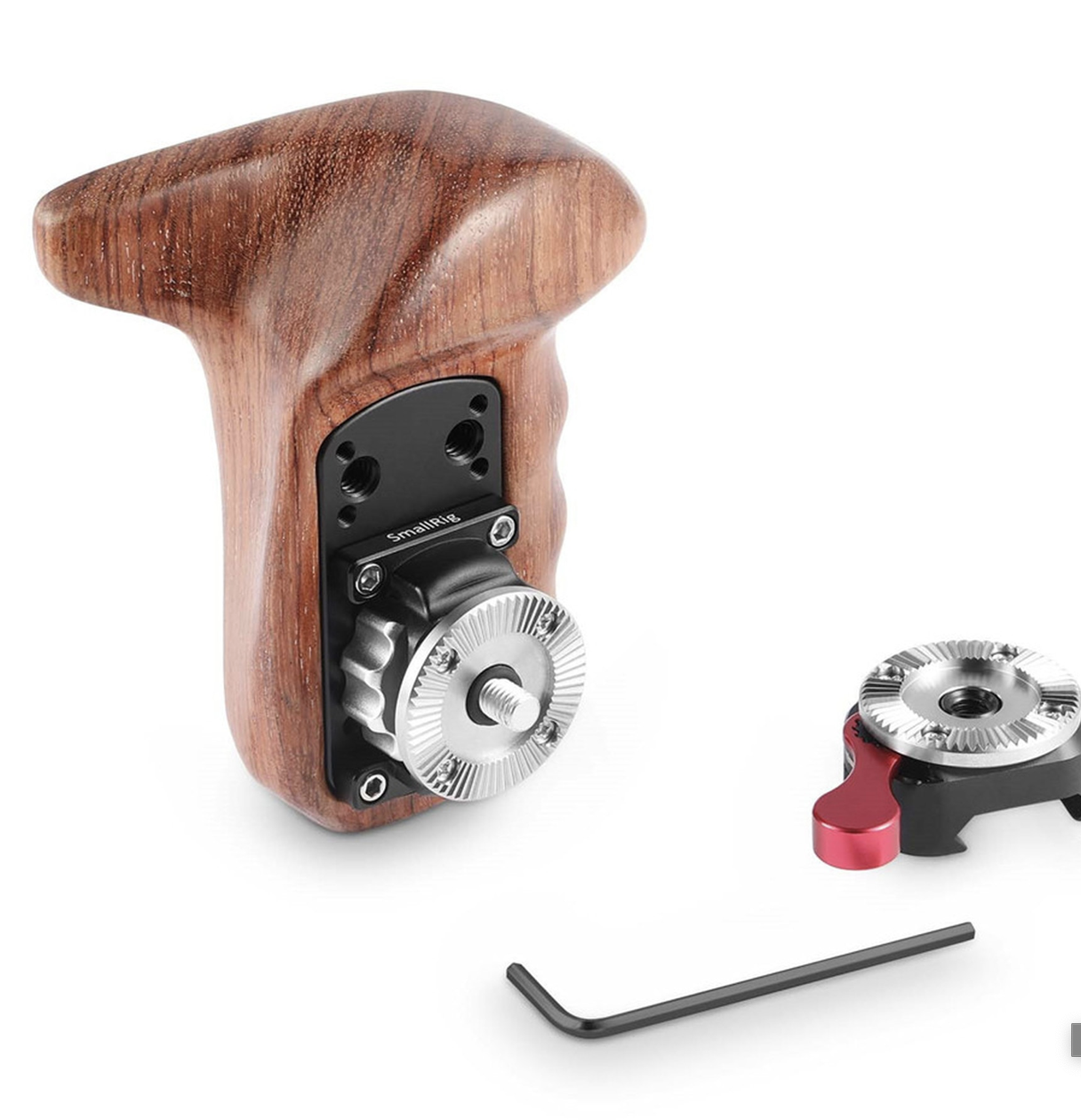 SmallRig Left Side Wooden Grip with NATO Mount 2118 - 2