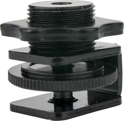 Kupo KS-140 Adapter w/ Cold Shoe For 5/8''-27 Male Thread