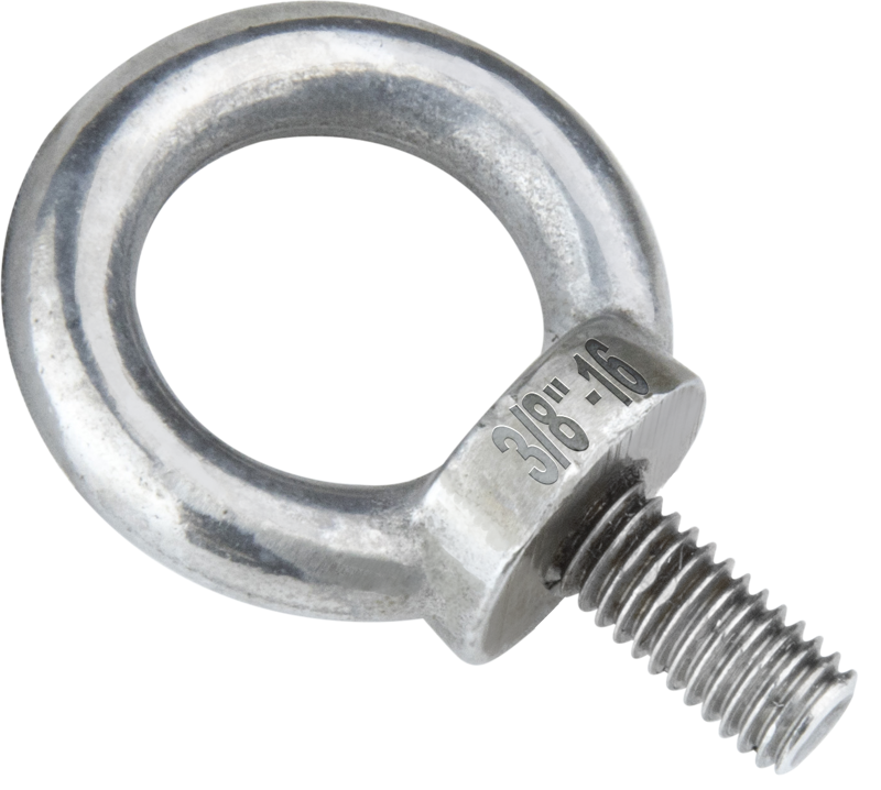 Kupo KS-155L Ring Bolt 3/8""""-16 X 20mm Stainless Steel, Long Thread - 2