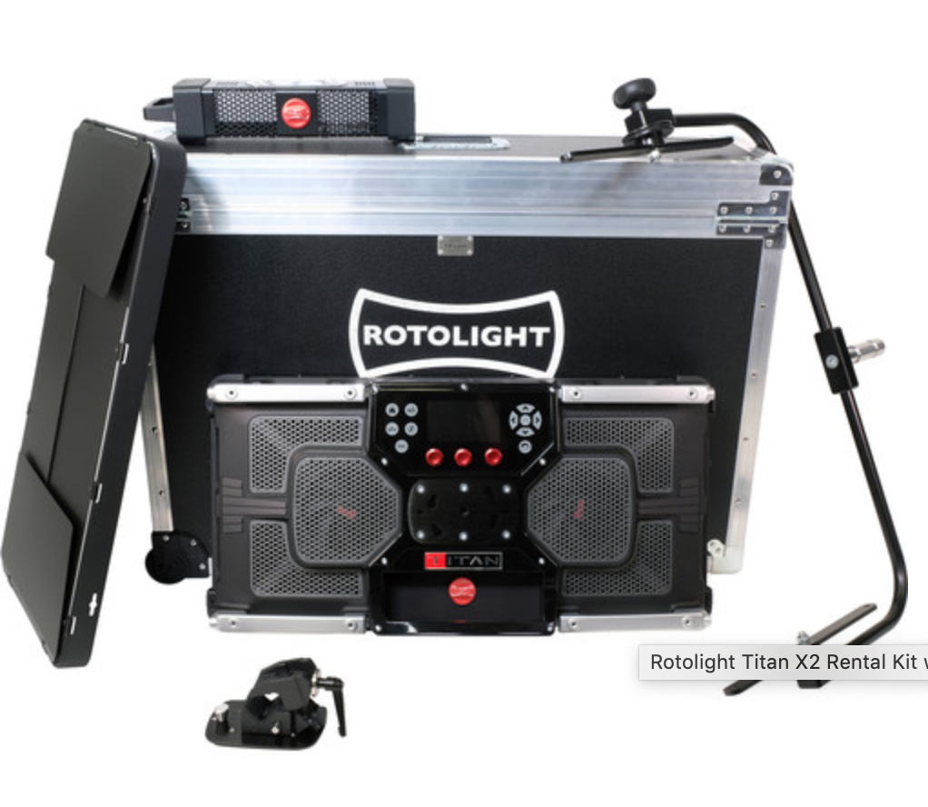Rotolight Titan X2 Rental Kit with Standard Yoke