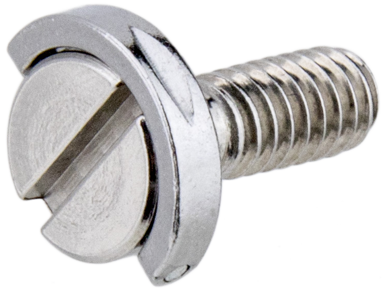 Kupo KS-184 Stainless Steel Flat Head Shaft D Ring 1/4"""" Screws(21mm) - 2