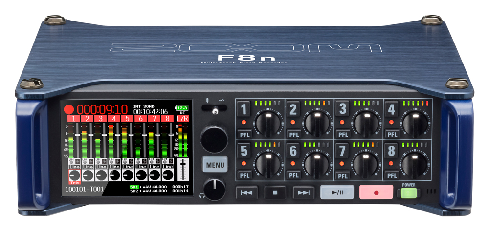 ZOOM F8n  MultiTrack Field Recorder - 4