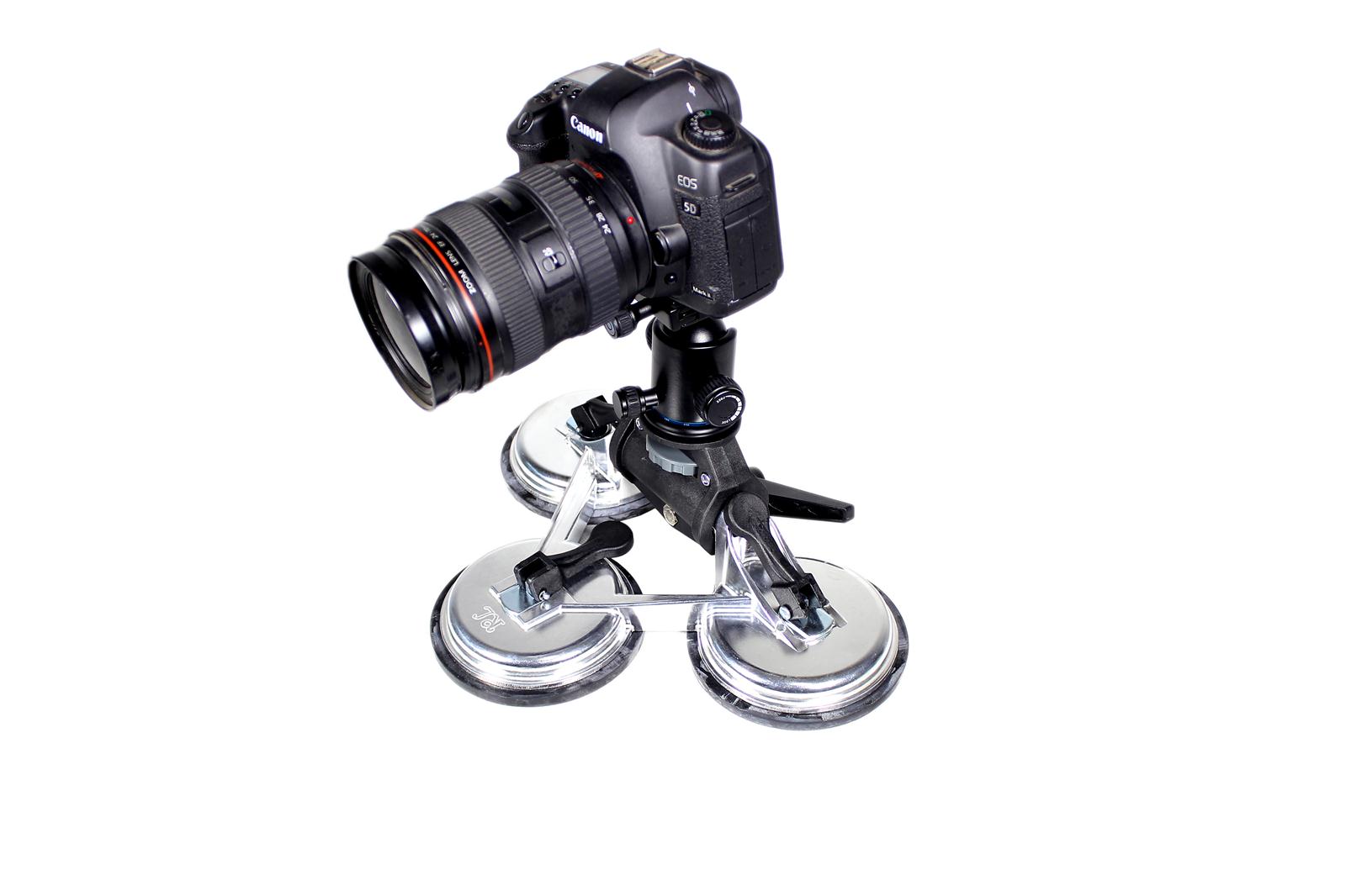 Car Camera Rig 3 suction cups - 3