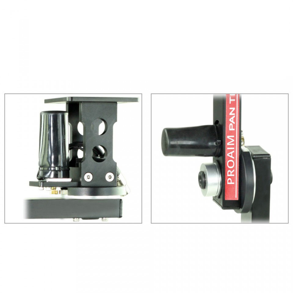 Proaim Sr. Pan Tilt Head with 12V Joystick Control For Camera Jib - 5