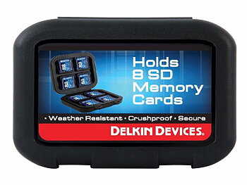 Delkin Weather Resistant Case for 8 SD cards 