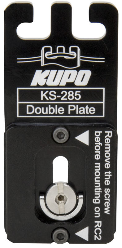Kupo KS-285 Double Plate( Quick Release Plate For Arca-Swiss & Rc2 ) - 2