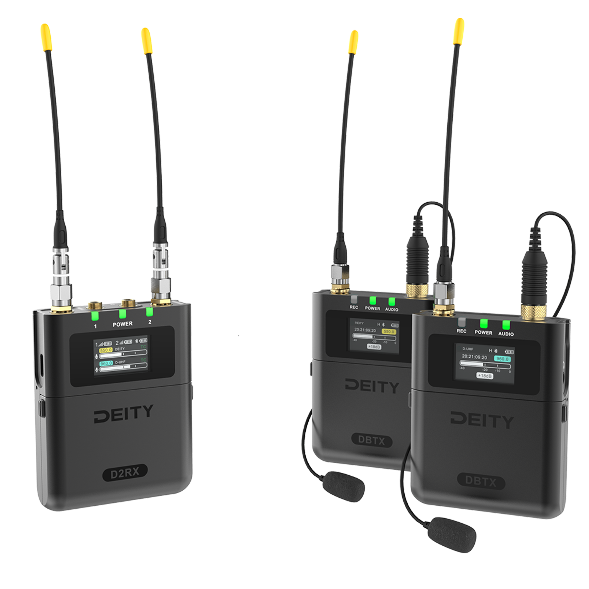 Deity THEOS Digital Wireless 2ch Lavalier Microphone System Kit (Global version)