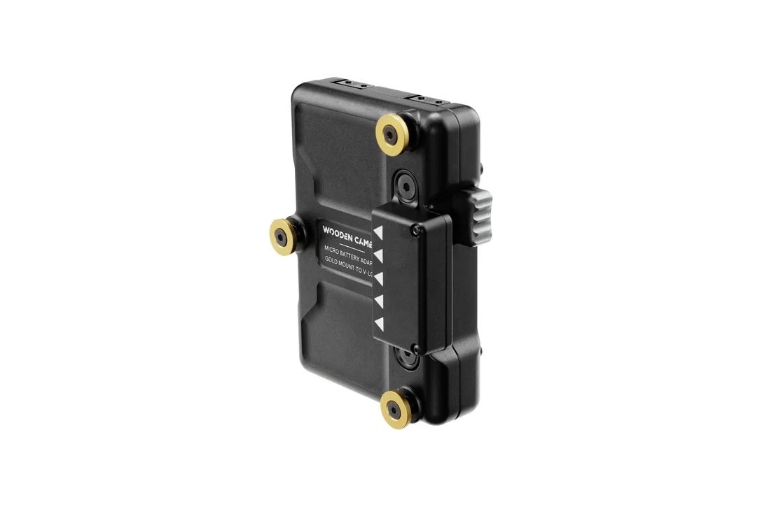 Wooden Camera Micro Battery Plate Adaptor Gold Mount to V-Mount