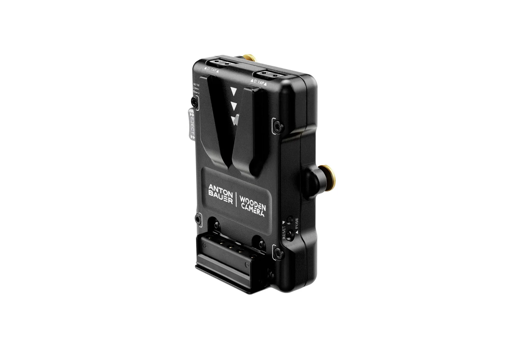 Wooden Camera Micro Battery Plate Adaptor Gold Mount to V-Mount - 2