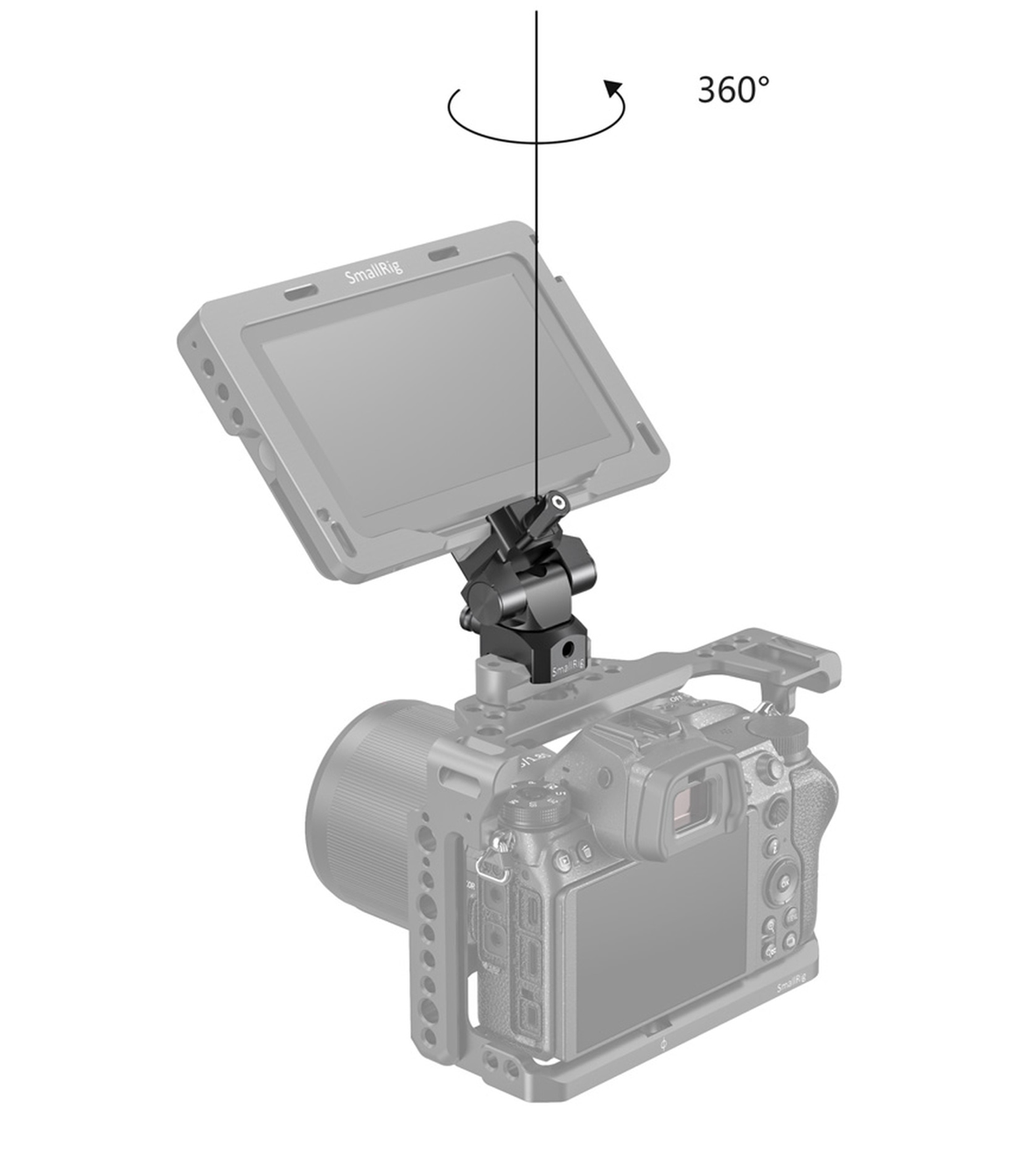 SmallRig Monitor Mount with Nato Clamp 2385 - 4